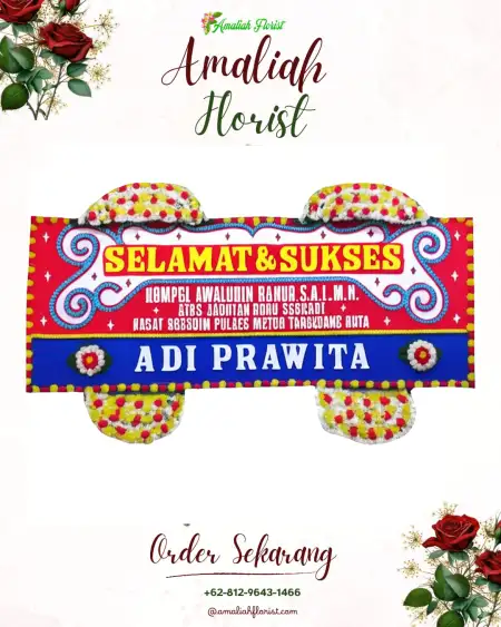 Papan Bunga Ucapan Selamat Seso